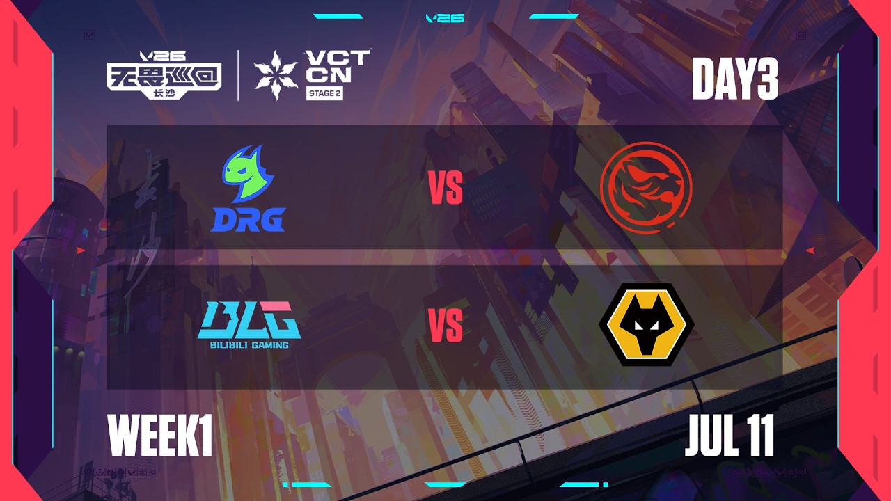 DRG vs TEC - BLG vs WOL - Week 1 Day 3 - 2026 VCT CN Stage 2 @ Changsha
