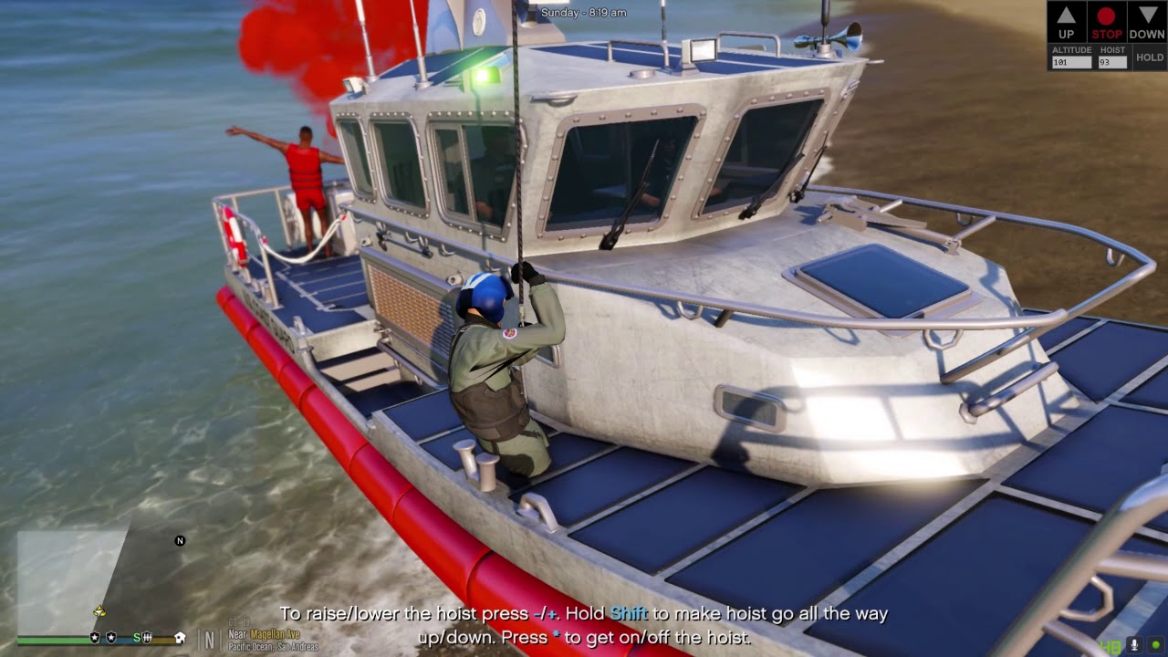 GTA 5 I Coastal Callouts Training I Rescue Training I #1