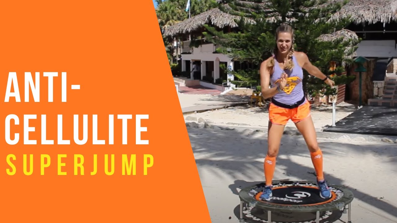 Jill Cooper SuperJump Anticellulite allenamento con trampolino