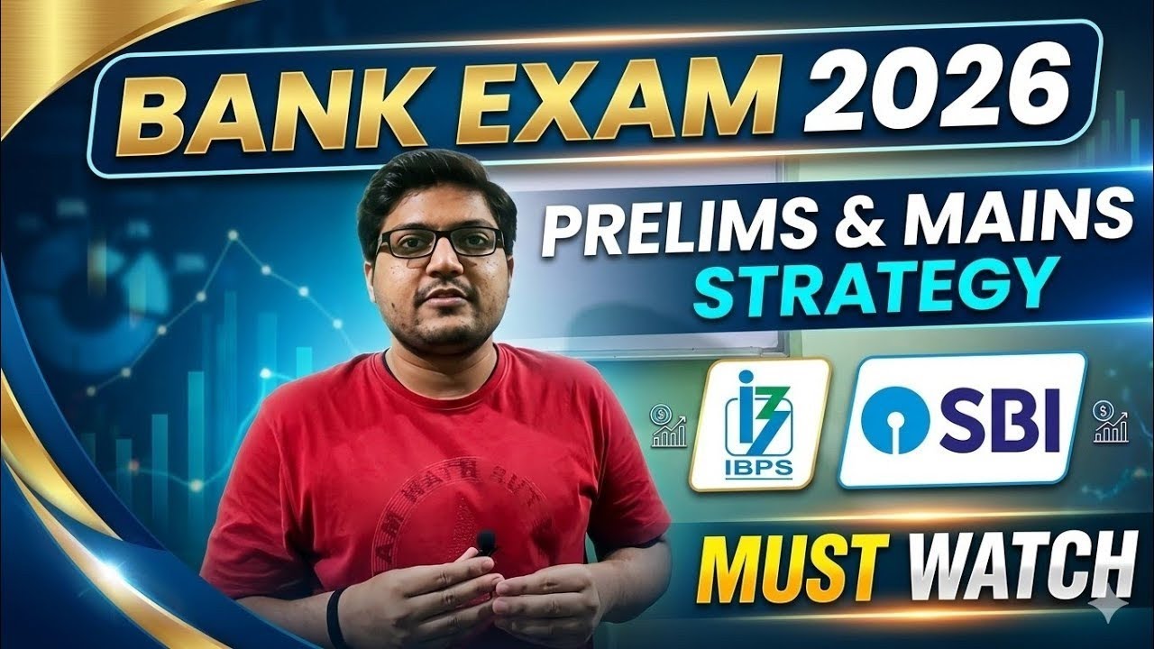 | PRELIMS + MAINS Strategy | Preparing For Bank Exams 2026 ?