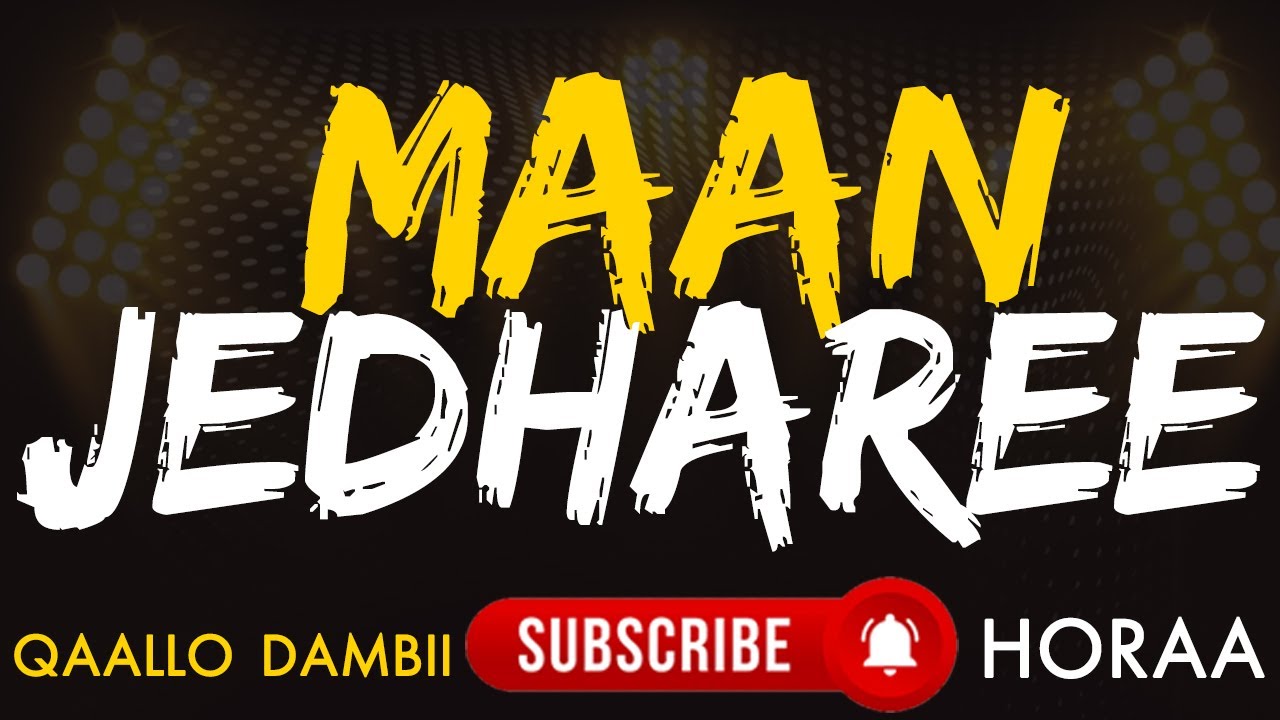 MAAN JEDHAREE : QAALOO DAMBII : NEW OROMOO GUJI SONG