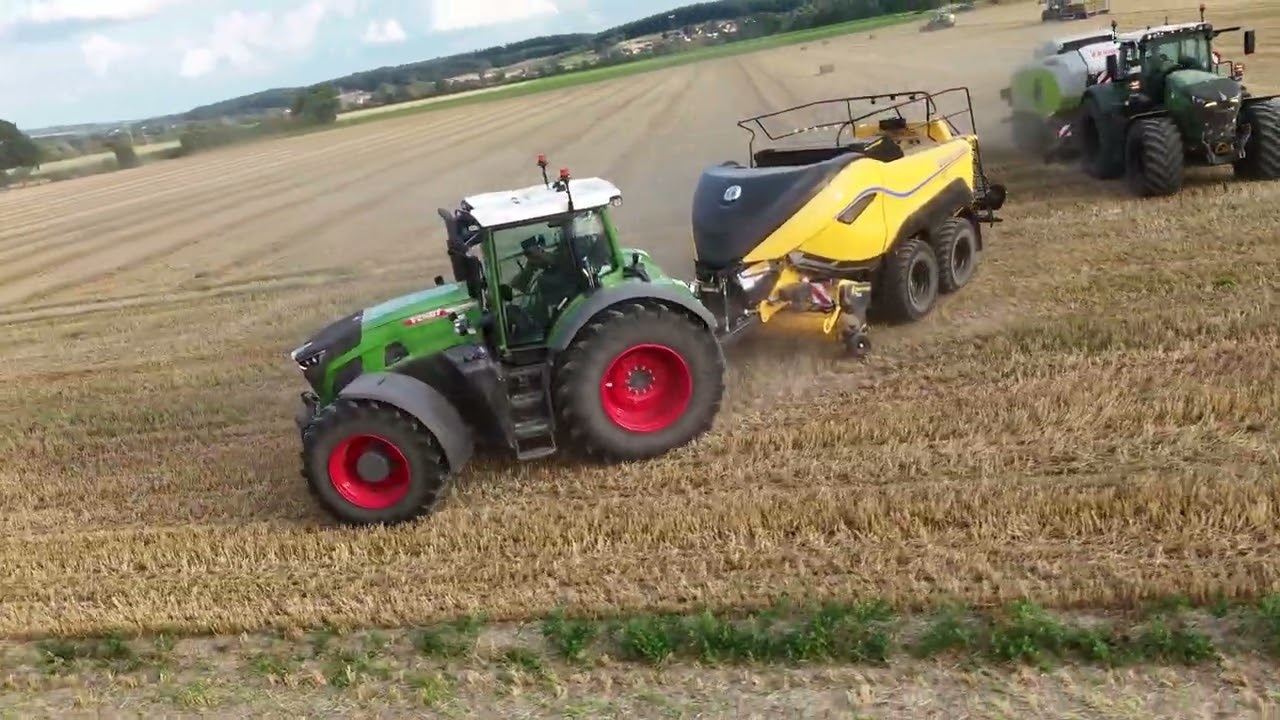 Fendt 939 Vario im Doppelpack – CLAAS & New Holland Ballenpressen + CLAAS Torion & Fendt 724