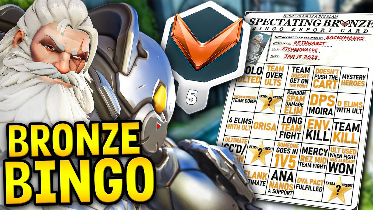 Overwatch 2 Bingo: Spectating BRONZE Edition!
