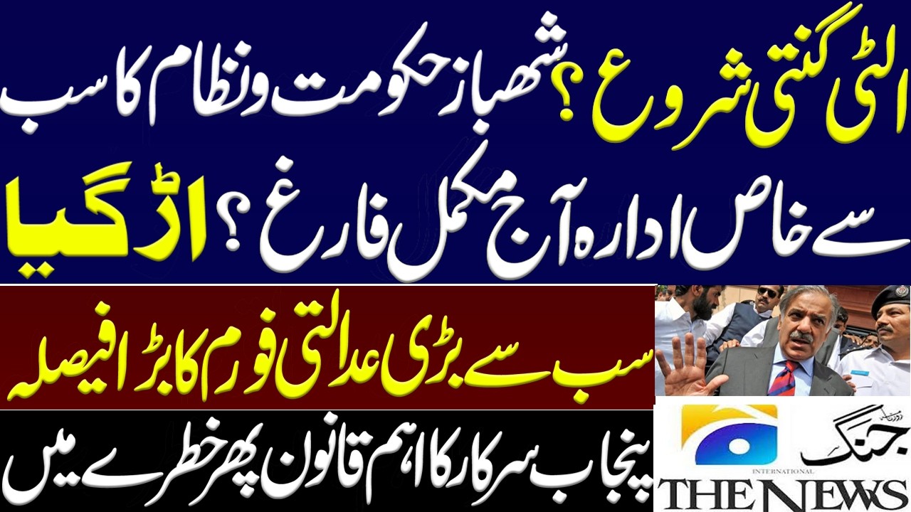 Countdown begins?Pro government institution suspended and banned today?Shahbaz sharif govt. Geo news