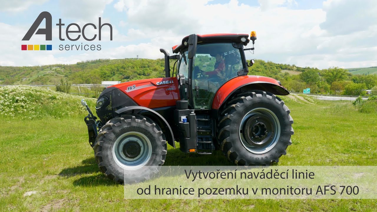 AFS 700 - Naváděcí linie podél hranice pozemku