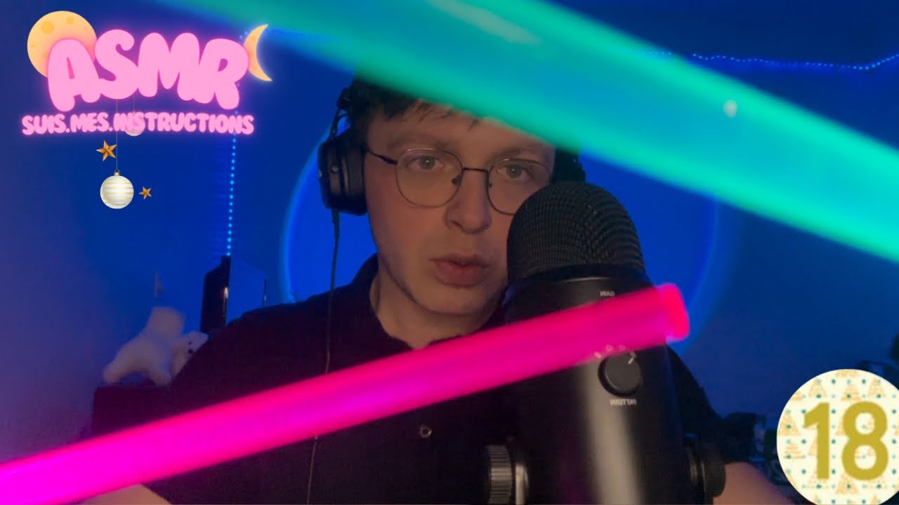 ASMR - SUIS MES INSTRUCTIONS MAIS ELLES SONT DIFFERENTES POUR CHACUN 🔦 (Visuel et triggers)