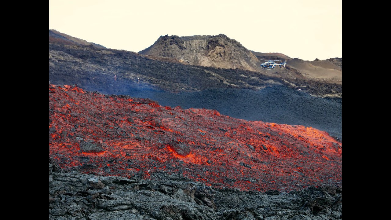 Activité volcanique Piton de la Fournaise ile de la Réunion 2020