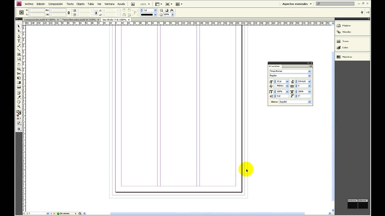 Tutorial Adobe InDesign // Repaso general e introducci&oacute;n al dise&ntilde;o by @conecta