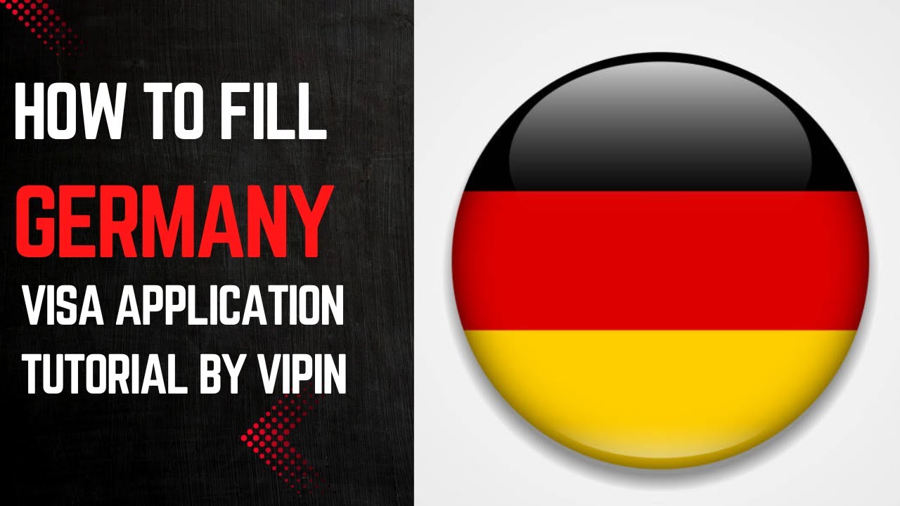 Germany Visa Application form filling Tutorial -How to do German Visa Application Online