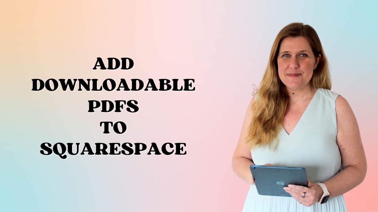 How to Add a Downloadable PDF to Squarespace