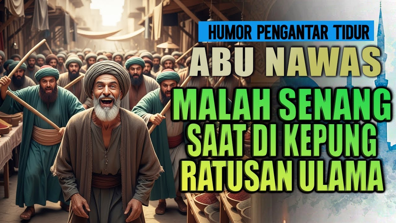 ABU NAWAS MENGELABUI KETIKA ABU NAWAS DI KROYOK RATUSAN ULAMA || HUMOR PENGANTAR TIDUR