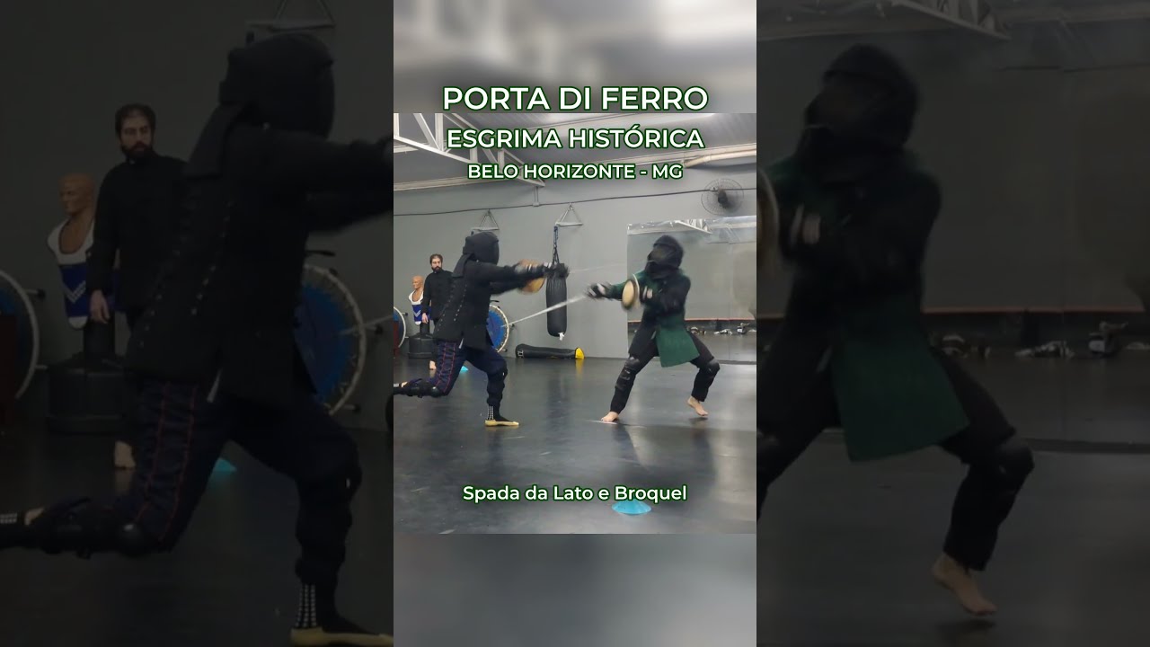 COMBATE de ESPADA e BROQUEL