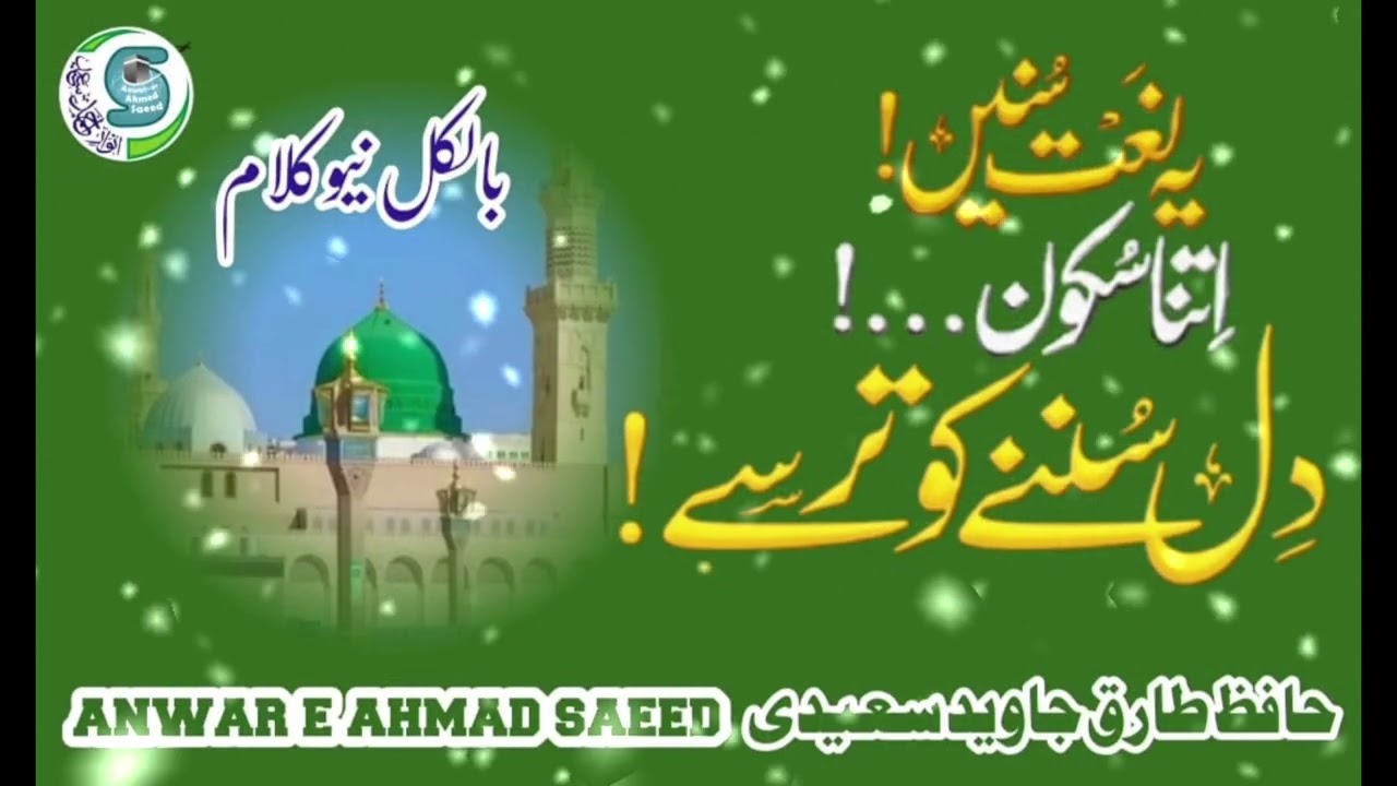 LO MADINE KI TAJALLI SE LAGAYE HUYE HAIN || HAFIZ TARIQ JAVED SAEEDI 
