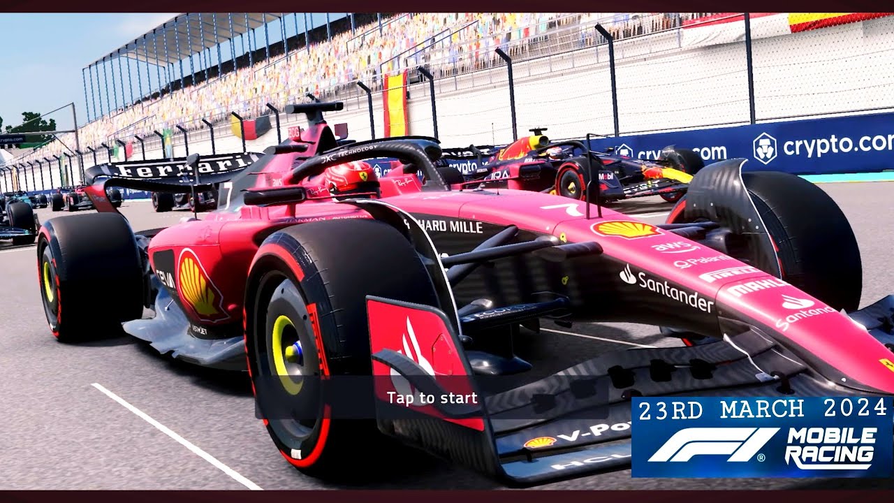 F1 MOBILE RACING 2024 ♤ GRAND PRIX WEEKLY EVENT ♤ MIAMI ♤ FERRARI ♤ QUALIFYING & GRID START