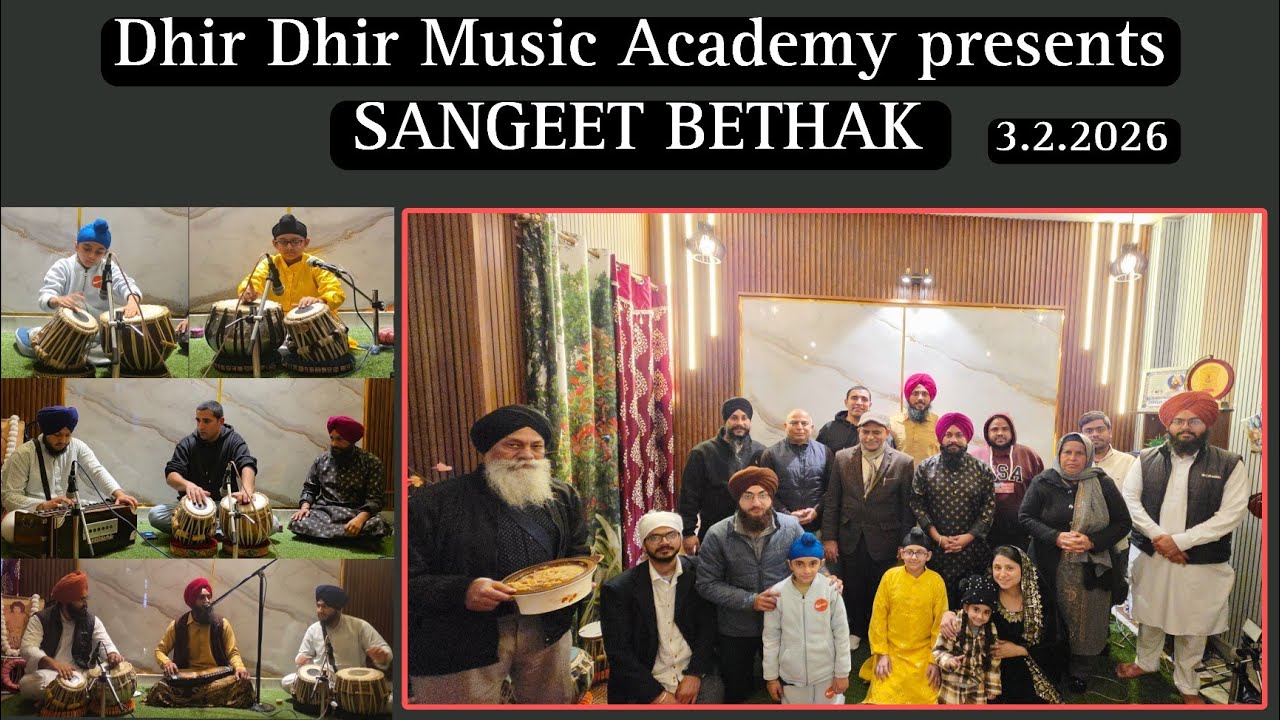 Dhir Dhir Music Academy presents SANGEET BETHAK 3.2.2026