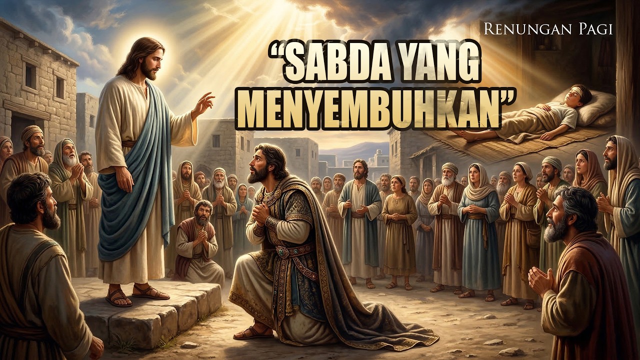 RENUNGAN PAGI - SABDA YANG MENYEMBUHKAN - YOHANES 4 : 43 - 54