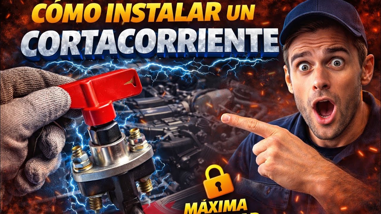 COMO INSTALAR UN CORTACORRIENTE EN  LA BATERIA ?