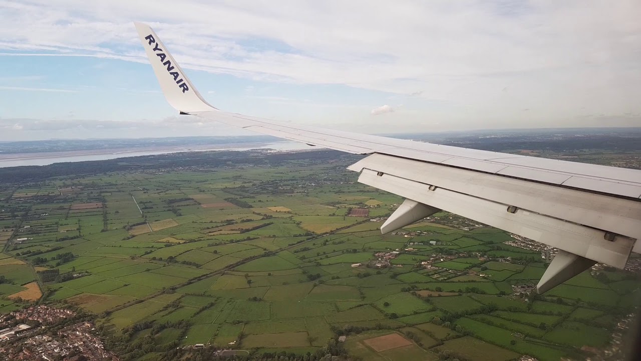 Ryanair Boeing 737-800 - Bumpy Bristol Landing