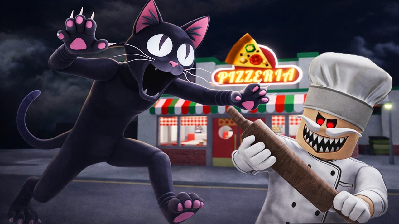 ME TRANSFORMEI NO GATO DE 99 NOITES NA PIZZARIA DO PAPA PIZZA!