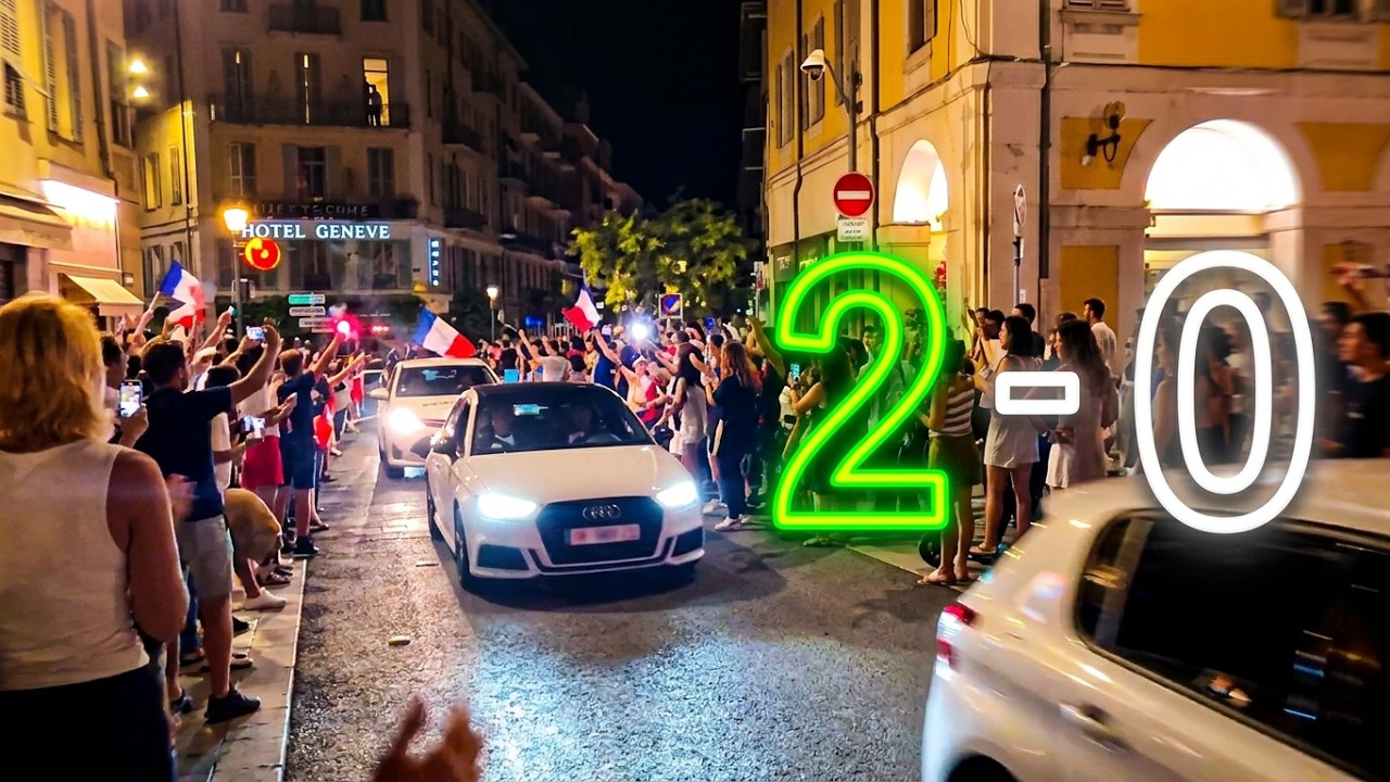 France Celebration Atmosphere After Match🇫🇷🇲🇦 LIVE