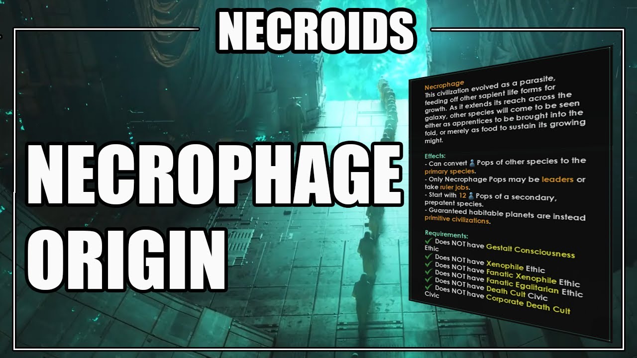 Stellaris &mdash; Некрофаги! Происхождение из набора Necroids!