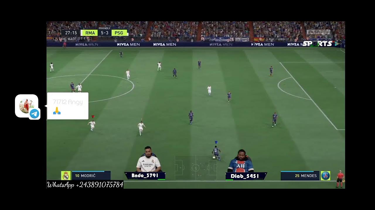 R&eacute;al Madrid vs Paris SG @Jeuxenlive