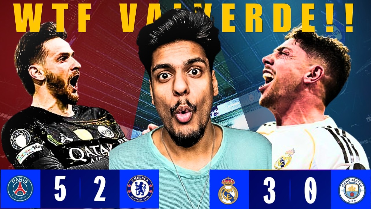 INSANE VALVERDE HAT-TRICK & REAL MADRID DEMOLISHES PEP GUARDIOLA'S MAN CITY 3-0 !! *SINGING*