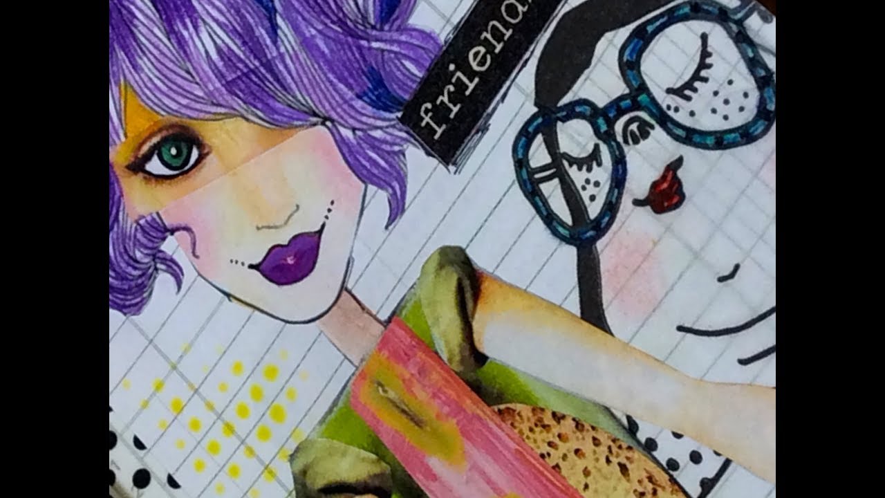 Collage Flip in Traveler's Notebook