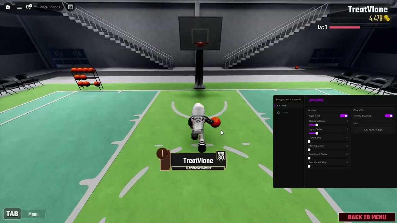 Playground Basketball Script ( Auto Time + INF Stamina + Free Trial )