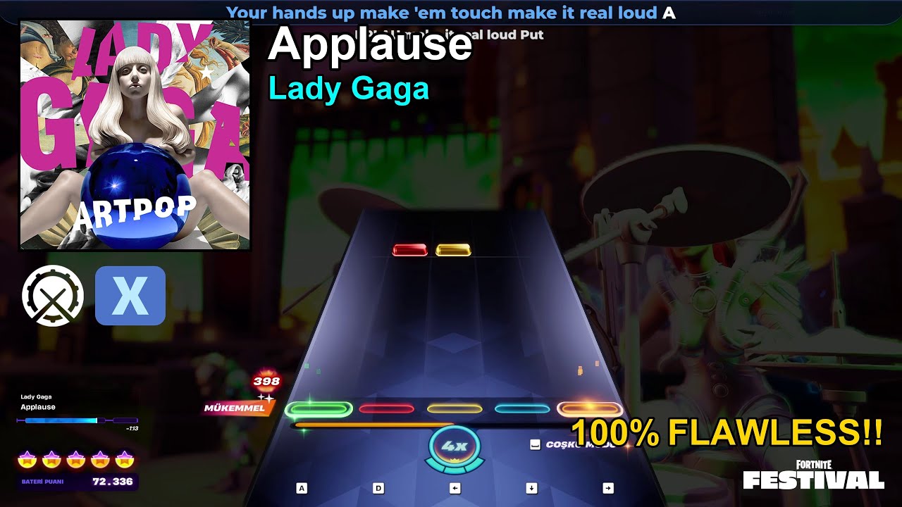 Applause Expert Drums 100% FC - Fortnite Festival