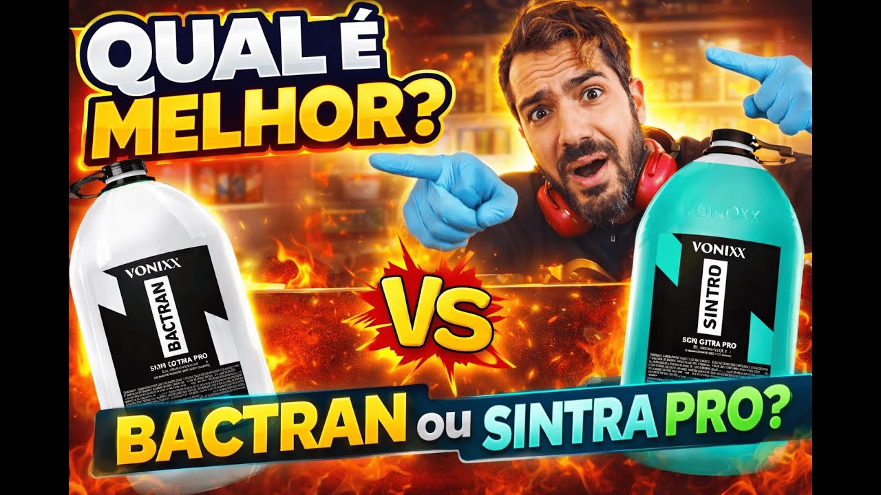 BACTRAN ou SINTRA PRO? 😱 Descubra QUAL LIMPA MELHOR de verdade