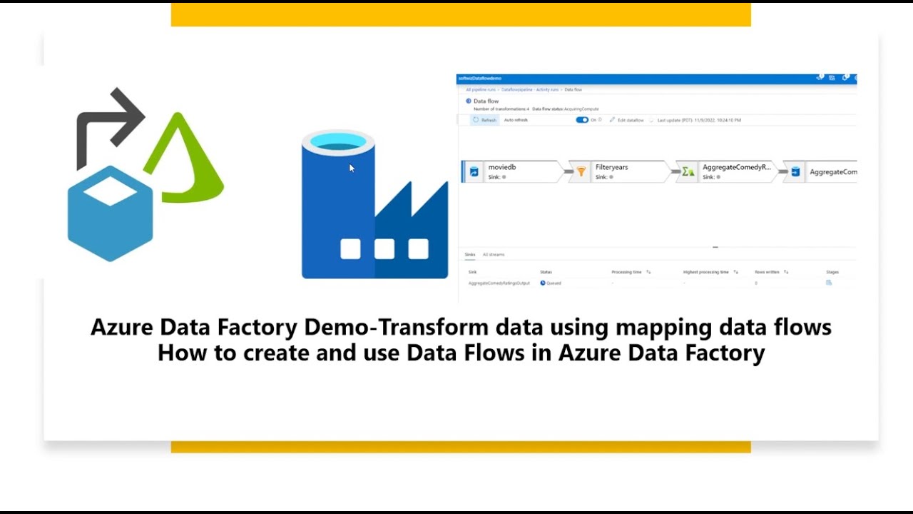 How to create and use data flow in Azure Data Factory