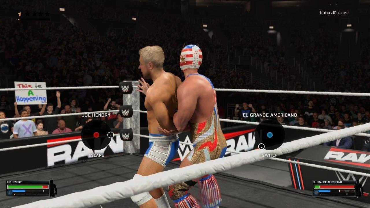 WWE 2K26 Joe Hendry Vs El Grande Americano