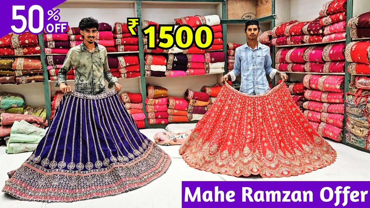 Mahe Ramzan Dhamaka Sale Flat 50% OFF Bridal Wedding Lehengas Sarees With Prices