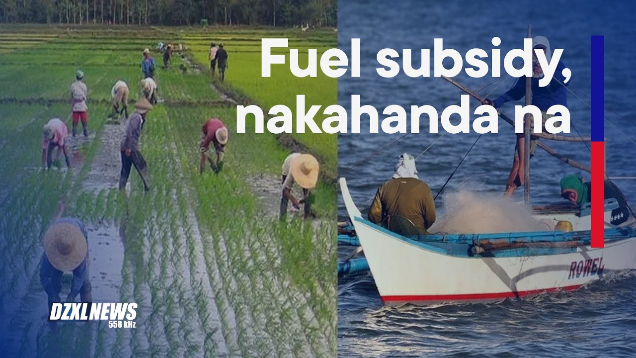 DA, handa sa fuel subsidy sa magsasaka at mangingisda sa oil price hike. | DZXL Interviews
