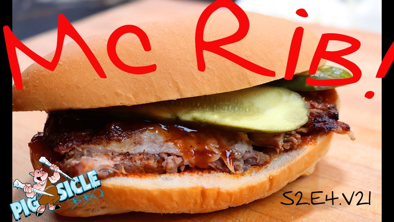 How to Make A McRib Sandwich the Pigsicle way