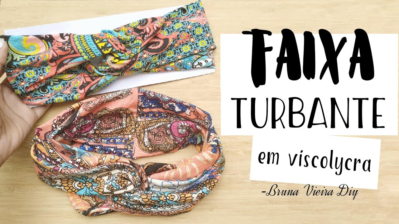 Headband faixa turbante adulto viscolycra #artesanatolucrativo #fazerevender