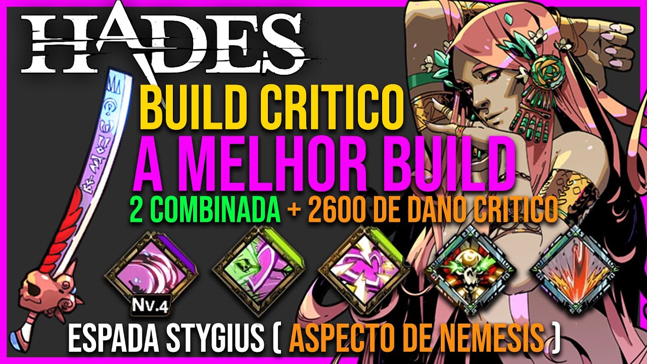 BUILD DANO CRITICO I A Melhor Build I Aspecto de Nemesis I Hades