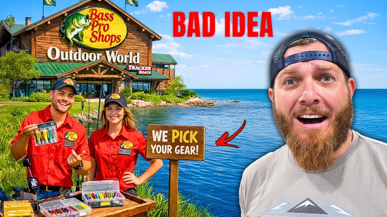 I Let Bass Pro Employees Control My Fishing Day...(Bad Idea)