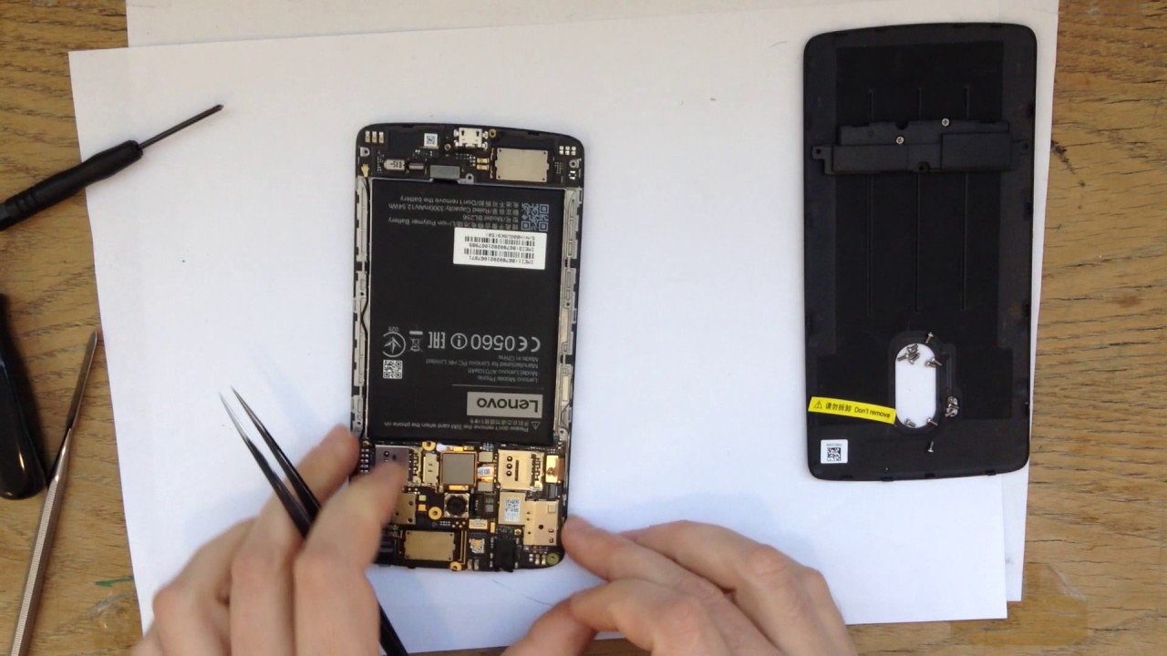 Disassembly Lenovo K4 Note - A7010a48