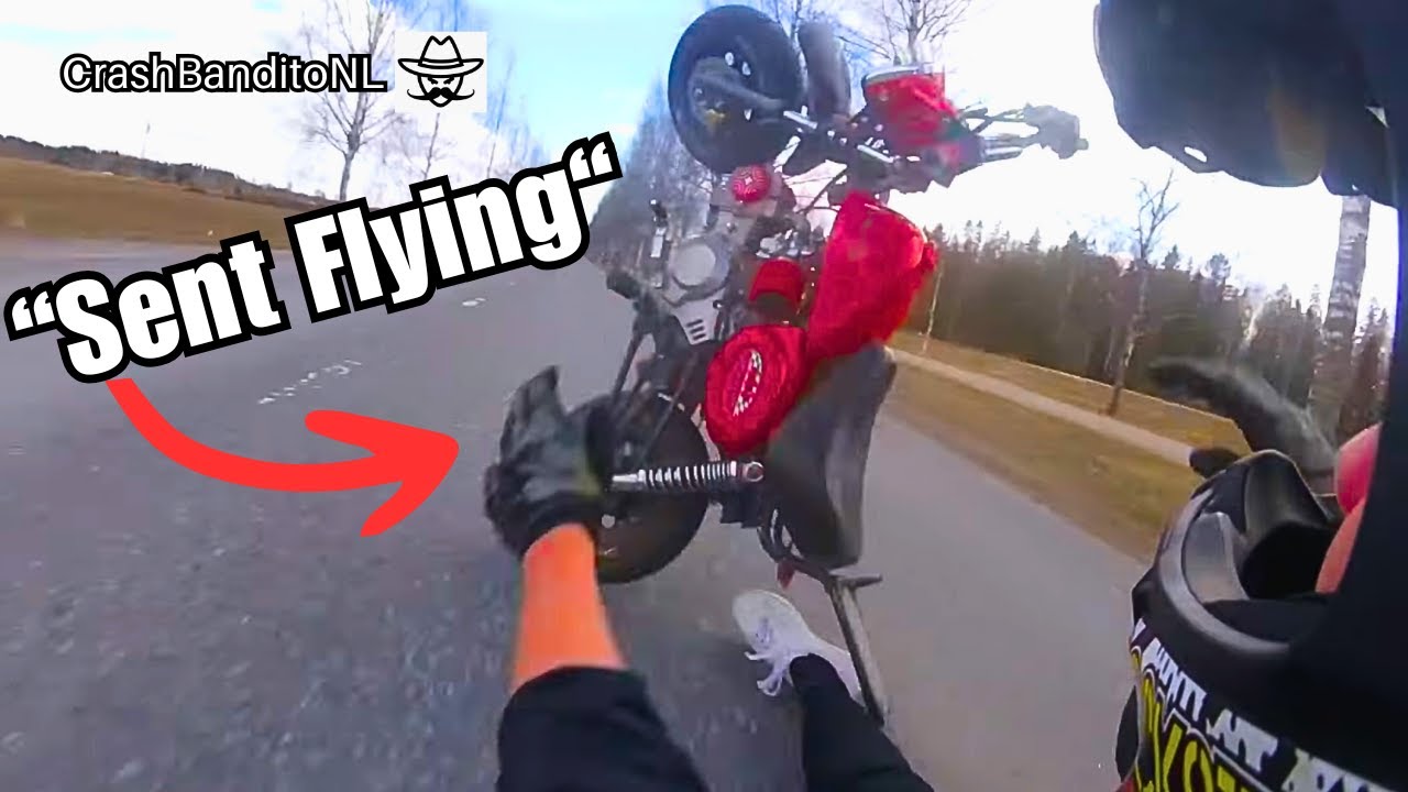 Самые безумные аварии и мотомоменты! | CrashBanditoNL