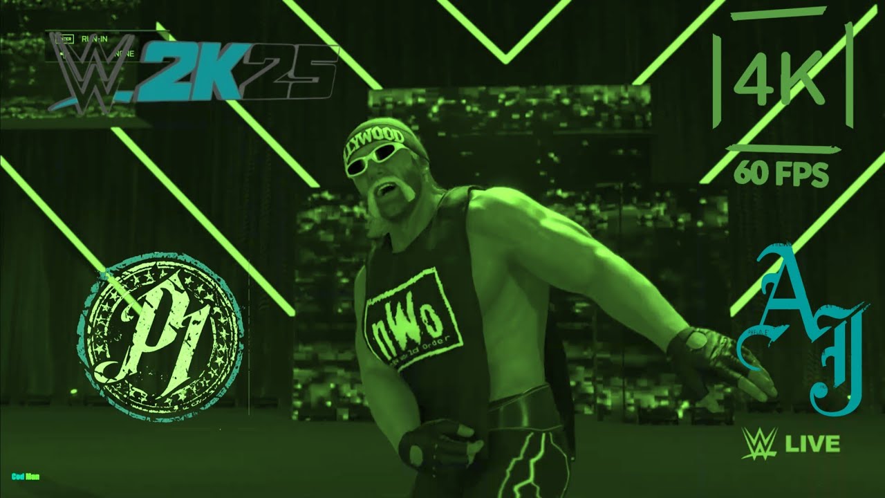 Aj Styles vs Hollywood Hogan | Wwe 2k25 | The Phenomenal One | Extreme Rules Match |⭐⭐