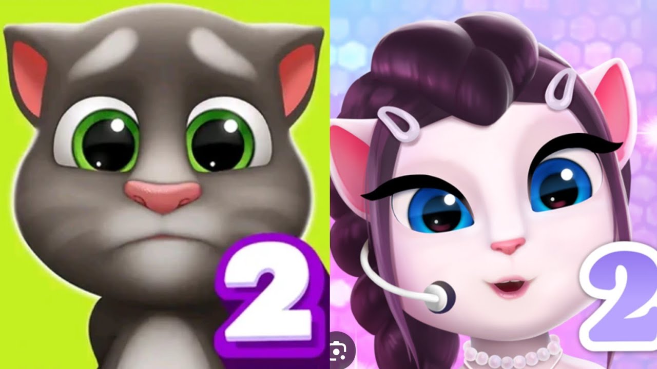 My Talking Angela 2 vs my talking tom 2 new game update#