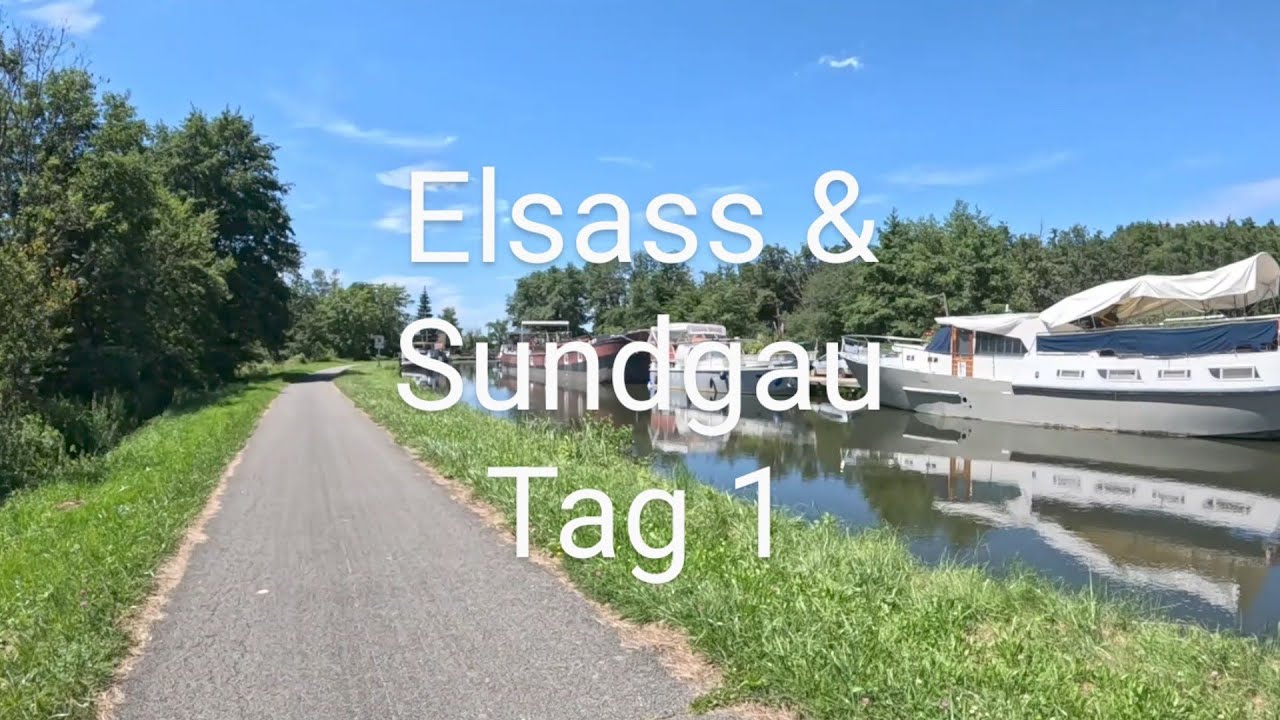 Radtour Elsass und Sundgau Tag 1