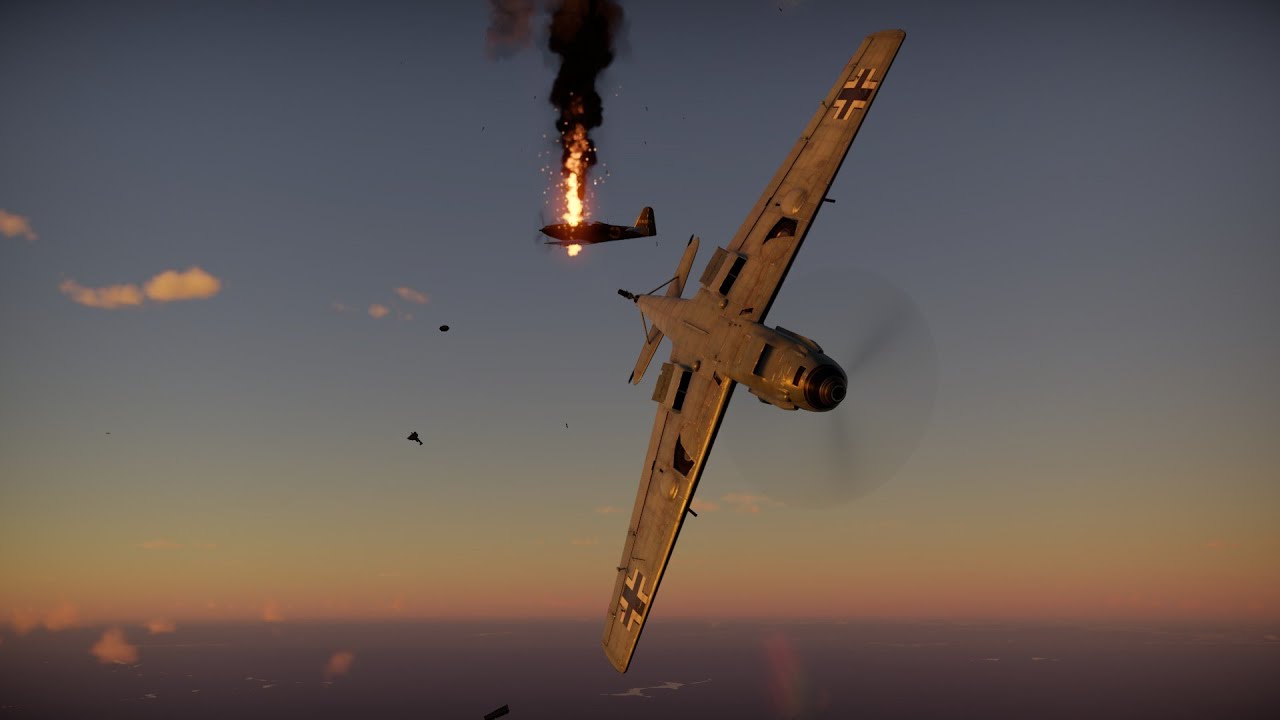 War Thunder: Dogfights in the Bf 109 E-4 (Realistic Battles)
