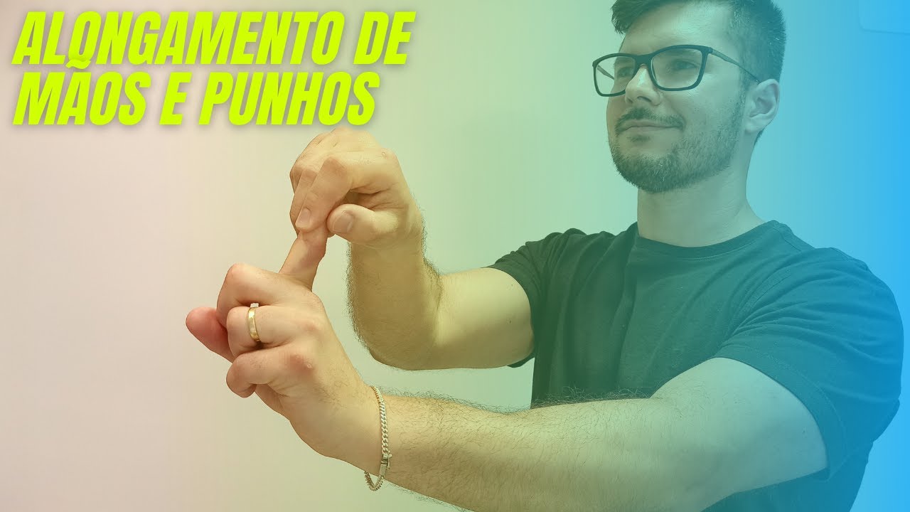 Alongamento de mãos, punhos e antebraços 5 - GL: Ginástica Laboral para Escritório