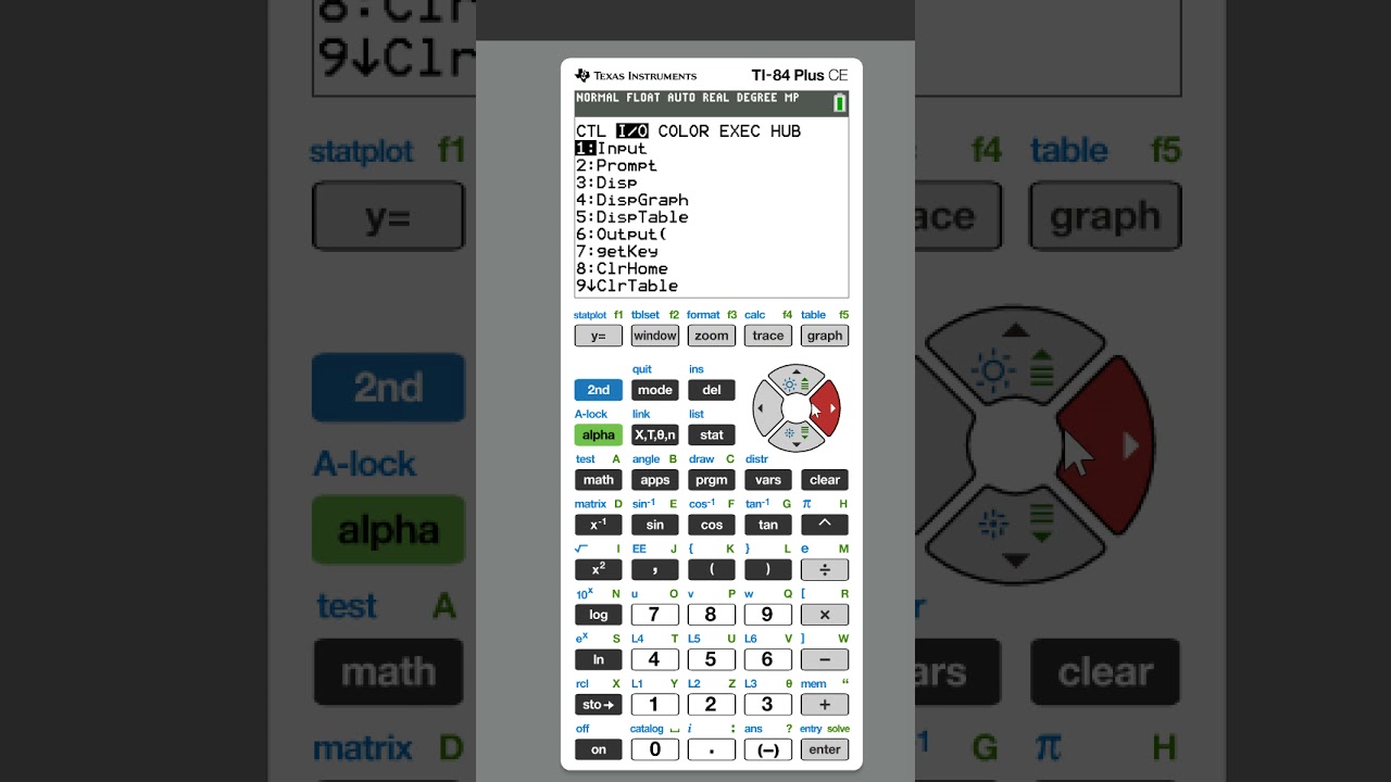 TI-84 Slope Formula ACT/SAT Calculator Programs