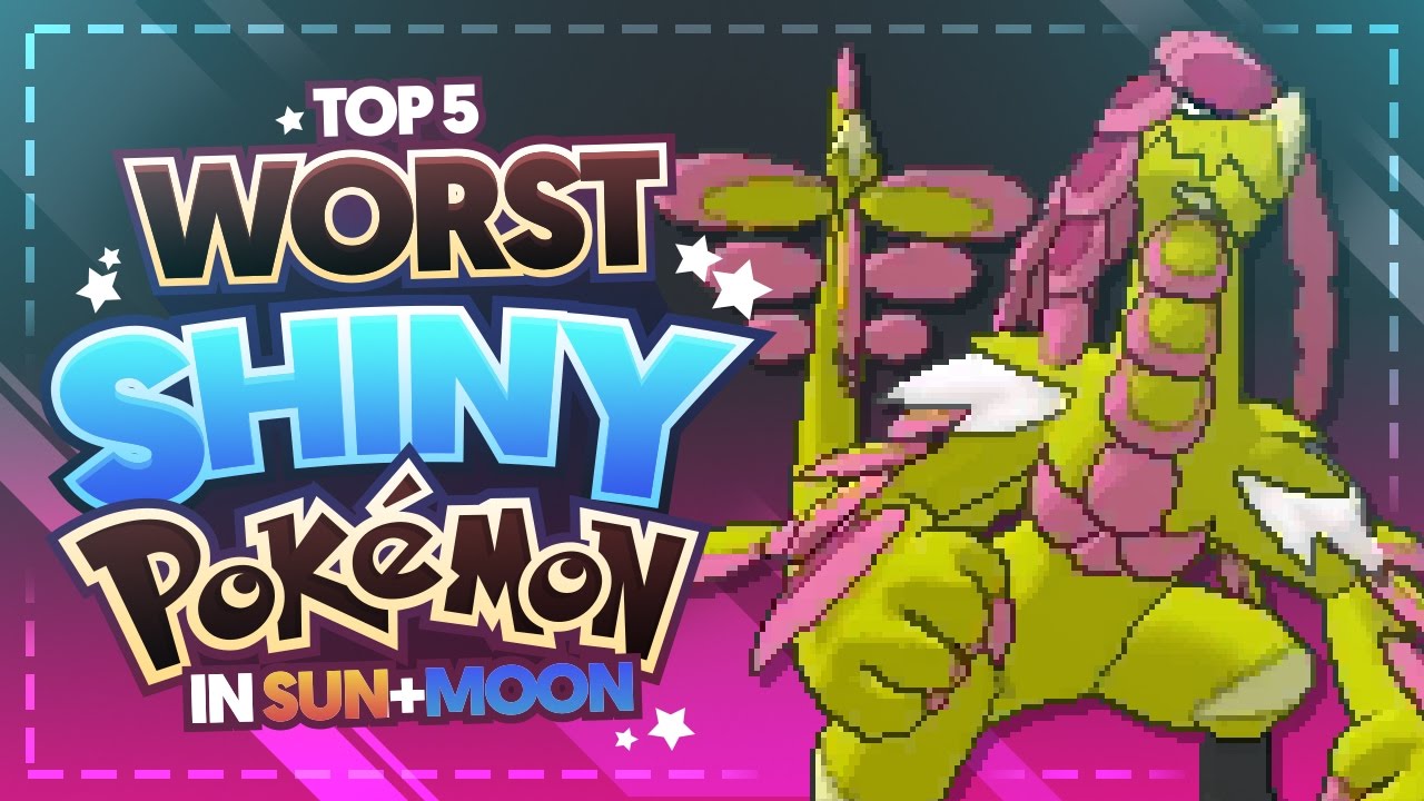Top 5 WORST Shiny Pokemon in Pokemon Sun and Moon