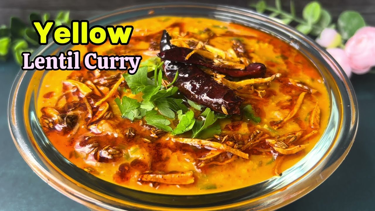 Healthy and Traditional Yellow Lentil Curry 🤪😀#comfortfood #indianfood #viral#foodie 