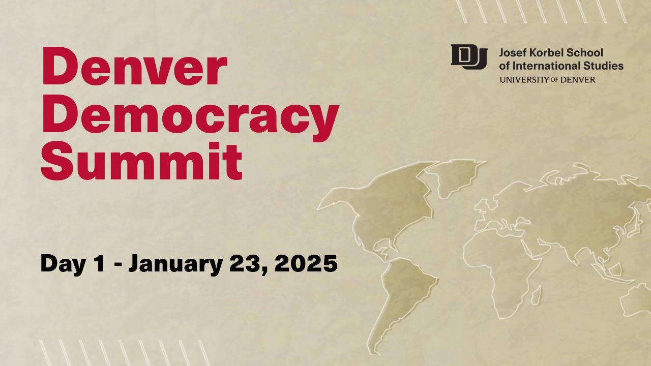 2025 Denver Democracy Summit, Day 1